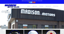 Desktop Screenshot of madisonmotorsales.com