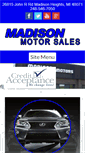 Mobile Screenshot of madisonmotorsales.com